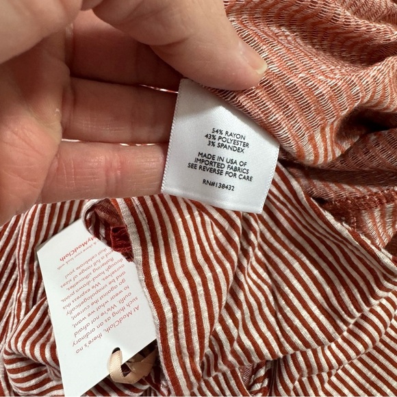 New ModCloth For the Bliss of It Jumpsuit Orange Stripes - Picture 5 of 9